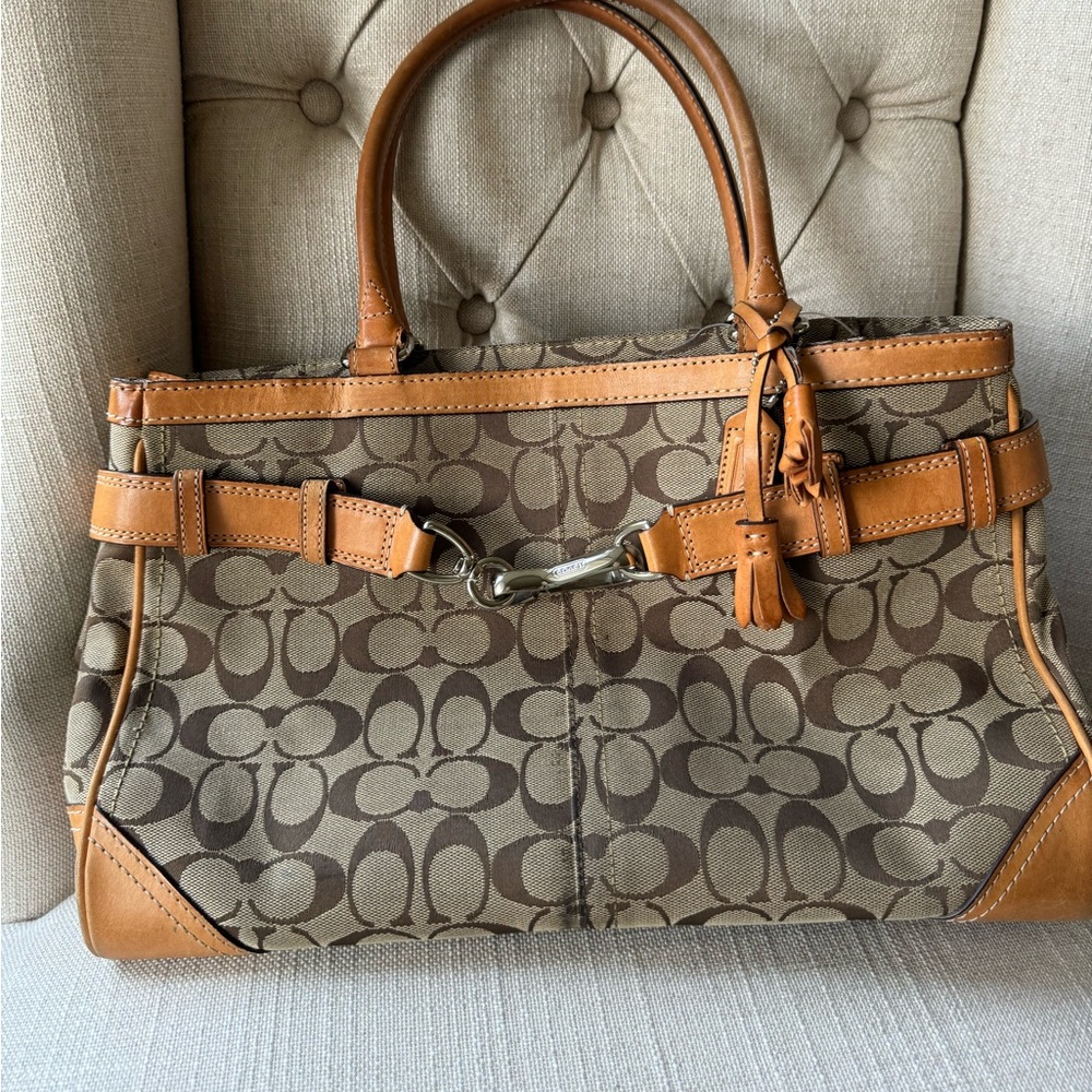 Vintage Coach Tote Bag